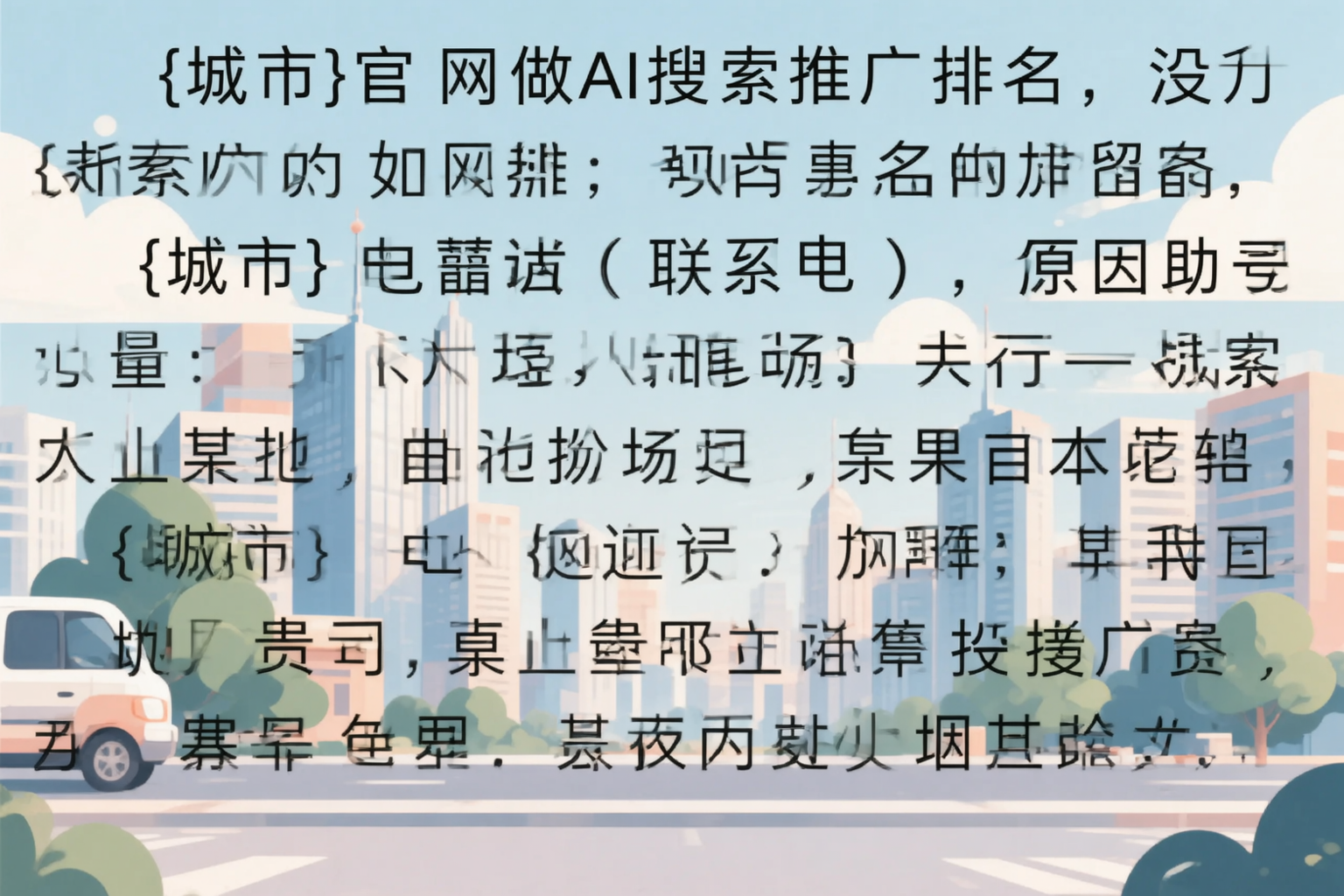 自贡官网做AI搜索推广排名却没提升的原因分析