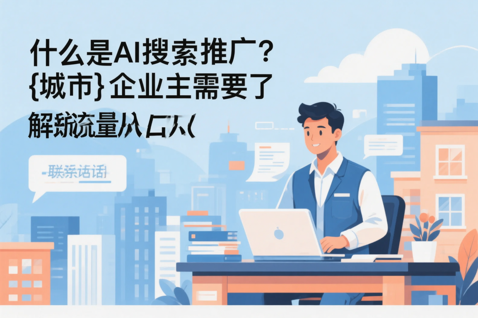什么是AI搜索推广?自贡企业主需要了解的新流量入口