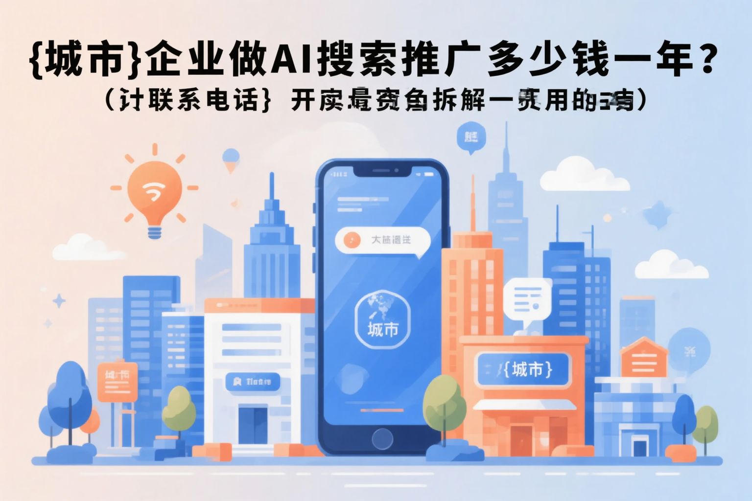 自贡企业做AI搜索推广多少钱一年?真实费用拆解