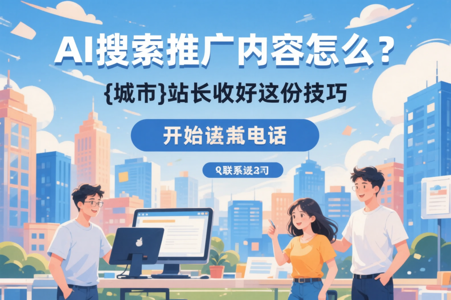 AI搜索推广内容怎么写?自贡站长收好这份技巧