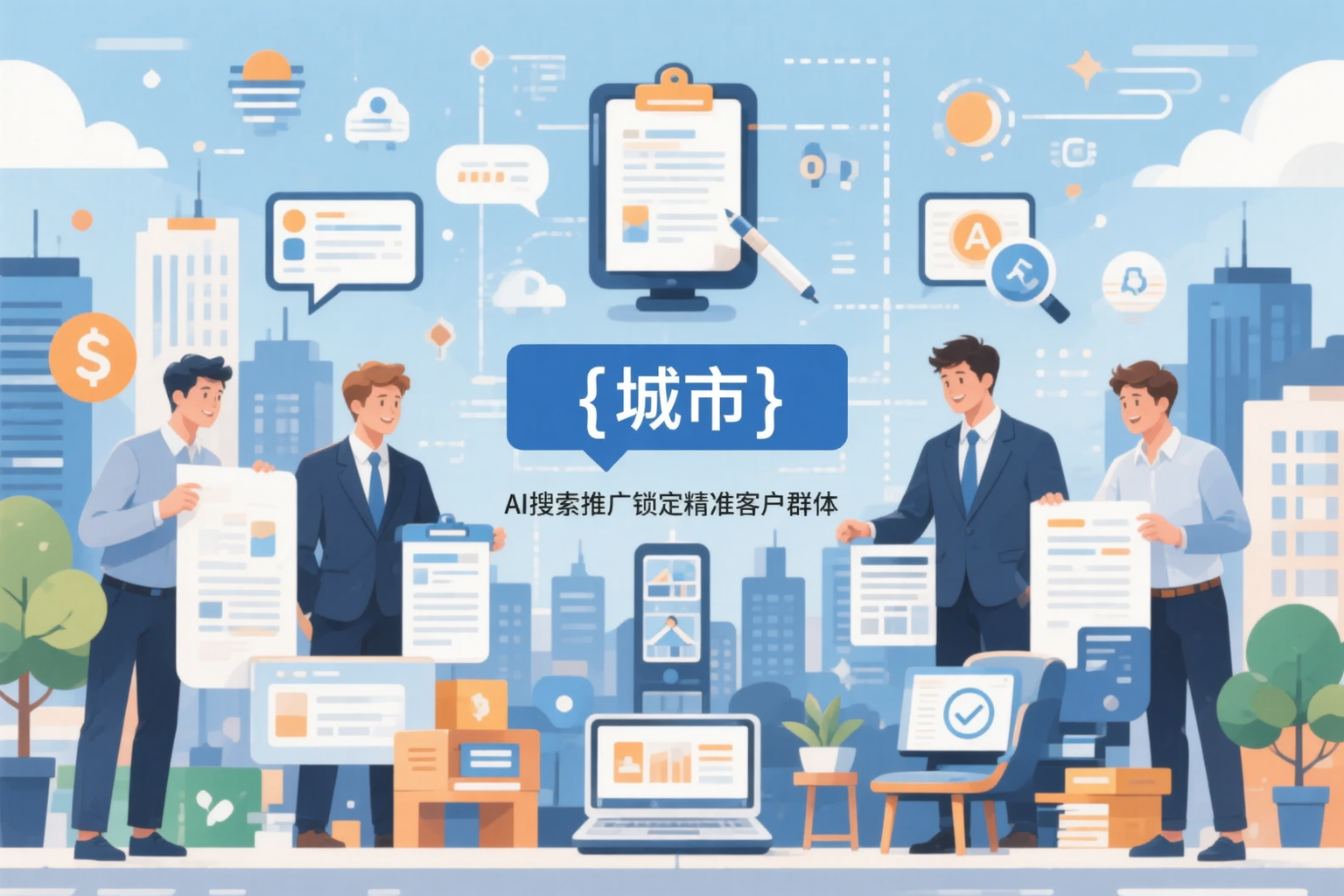 自贡公司如何用AI搜索推广锁定精准客户群体