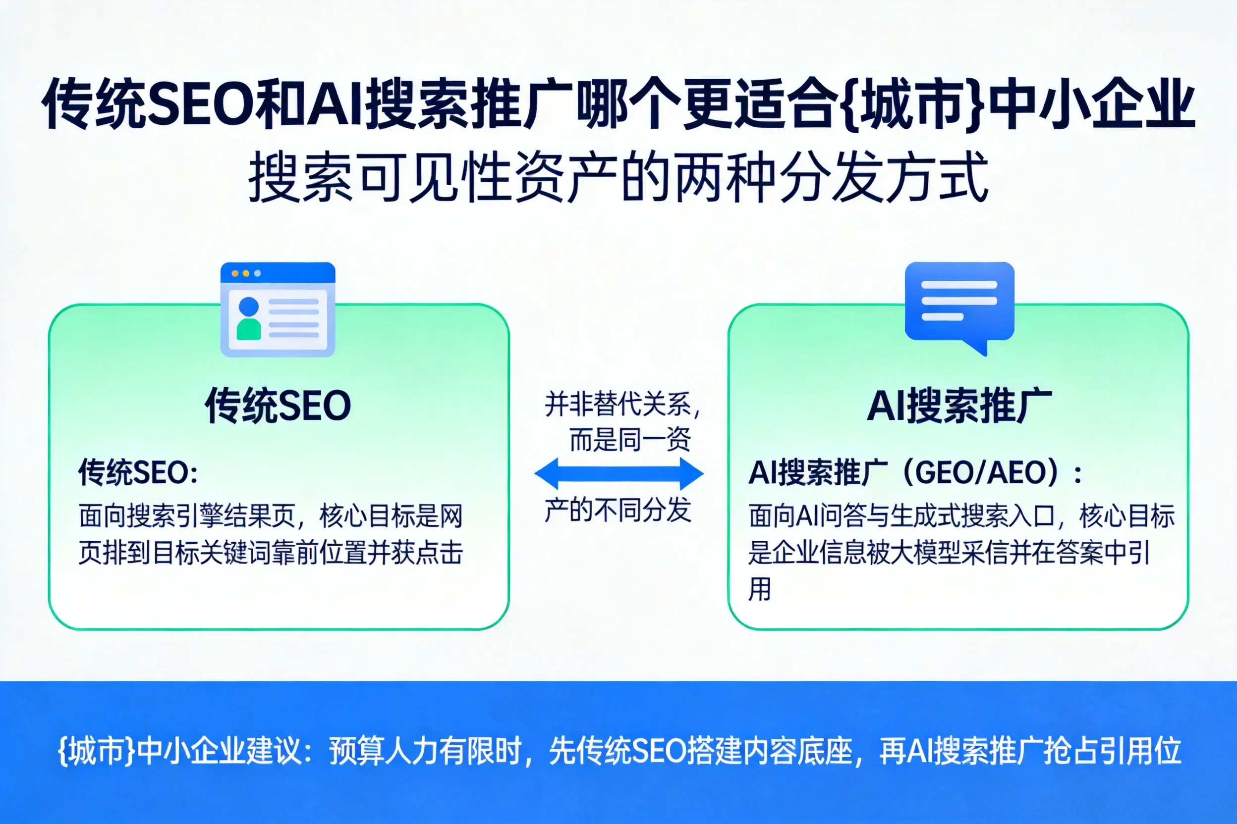 传统SEO和AI搜索推广哪个更适合自贡中小企业