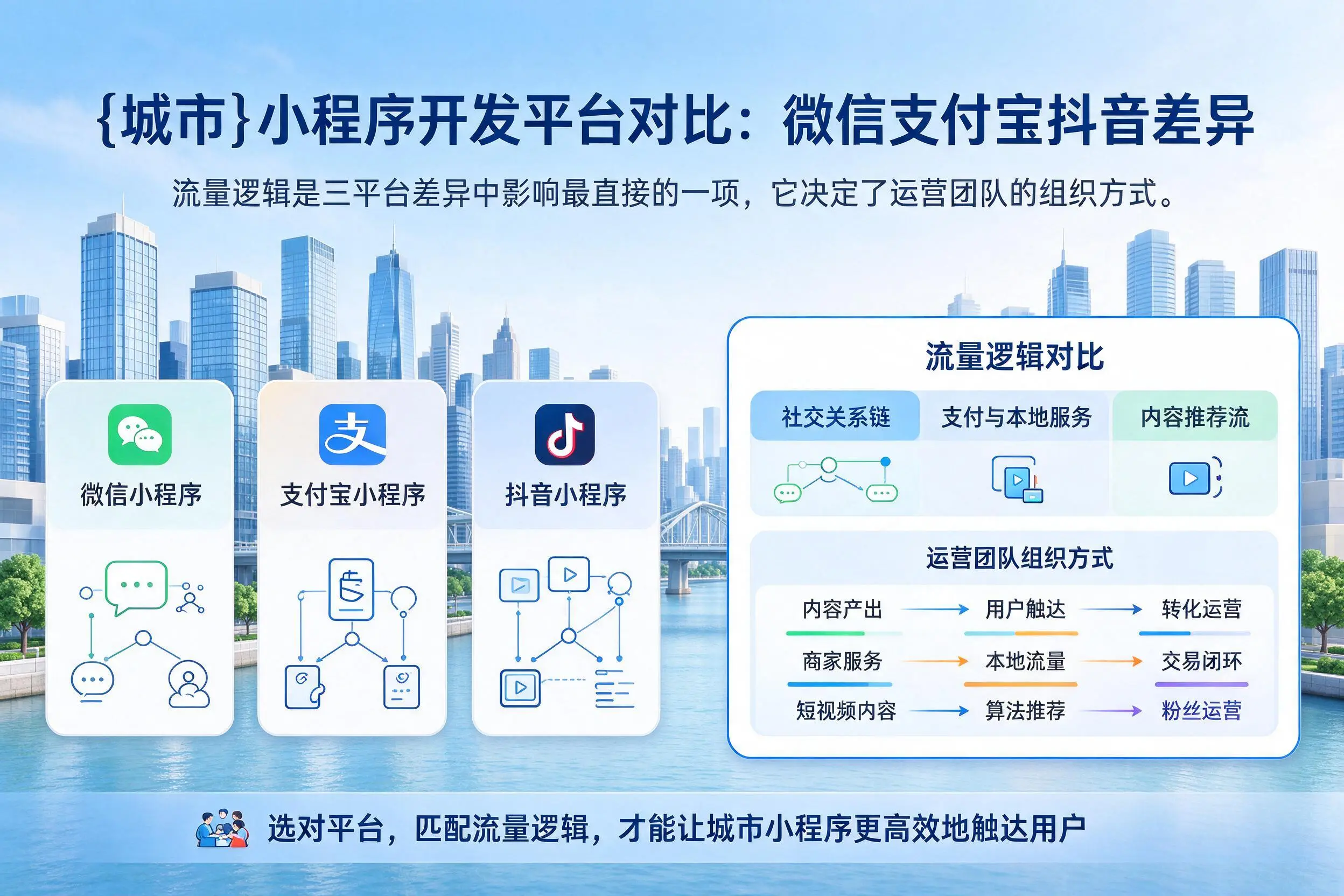 自贡小程序开发平台对比:微信支付宝抖音差异